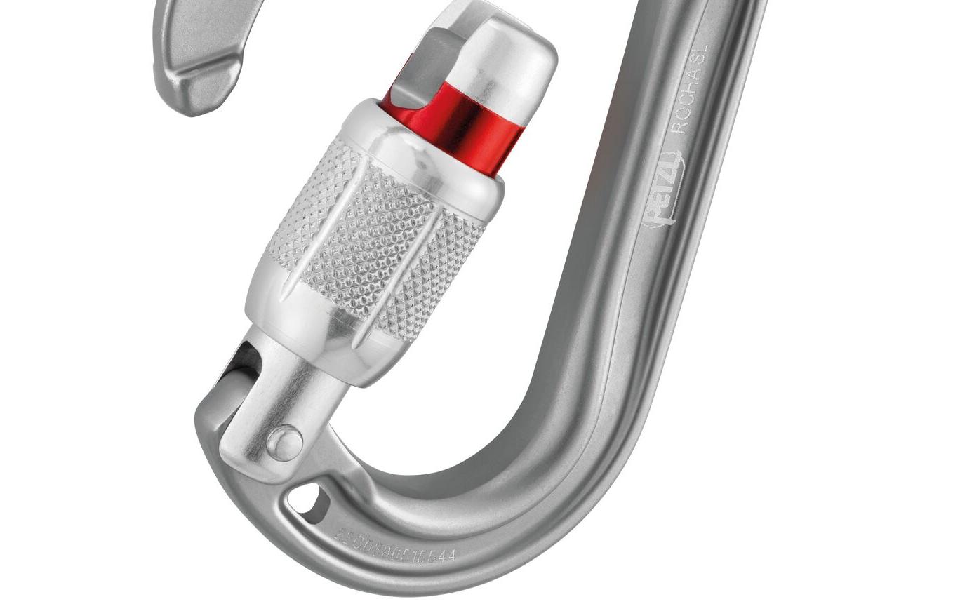 Rocha Screw-Lock Carabiner, GrauVerriegelungskarabiner