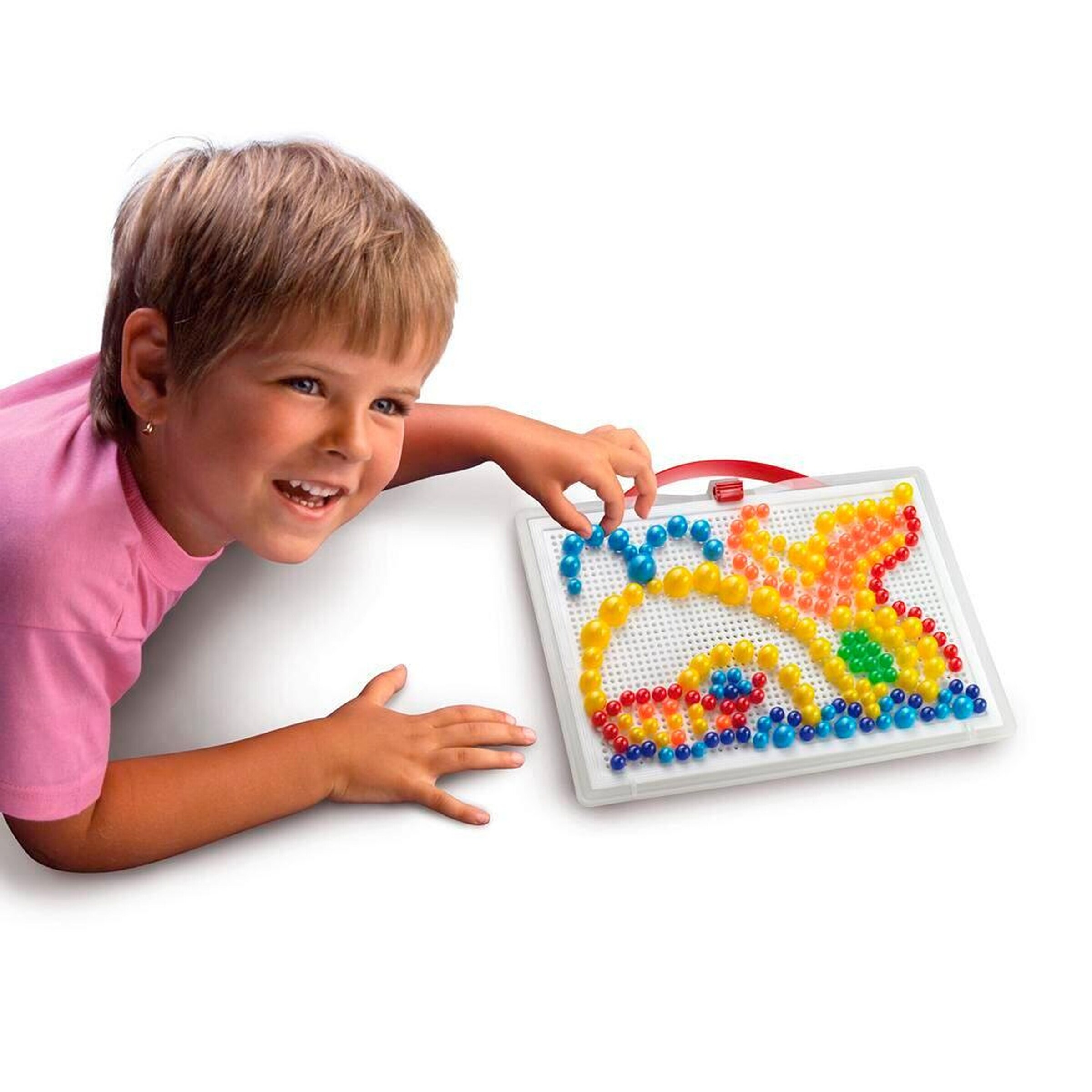 Quercetti Mosaik-Steckspiel FantaColor Portable (280 Teile)