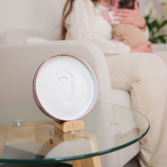 Cadre baby box ronde   Rainbow Terracotta        de               Petit Artichaut
