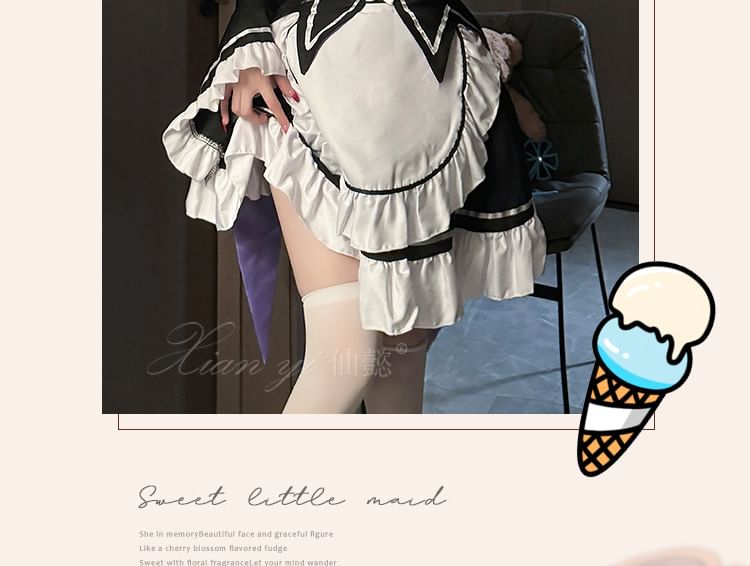 Abriea - Lingerie-kostuumset voor dienstmeisjes