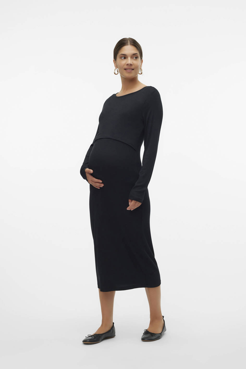 MAMALICIOUS zwangerschapsjurk MLBRYNNA JUNE zwart