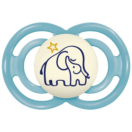 Lot de 2 Sucettes Perfect Nuit 18M+   Animaux Aléatoire        de               Mam