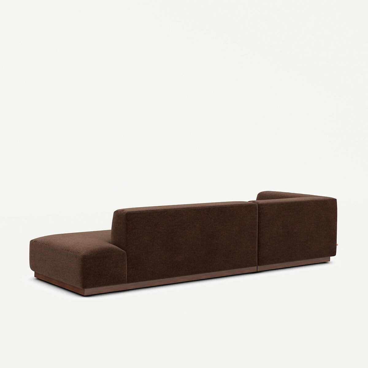 AM.PM<br>Sofá de canto esquerdo XL em veludo chenille, Jacopo