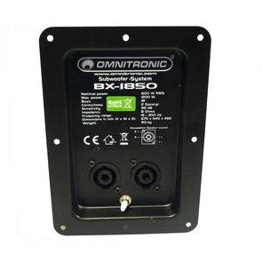 Omnitronic crossover voor BX-1850 + terminal