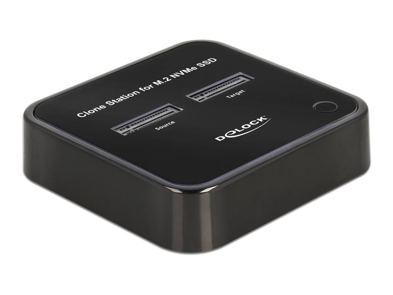Delock Docking- und Klonstation für 2x M.2 NVMe Delock M.2 Dockingstation für 2 x M.2 NVMe PCIe SSD mit Klon Funktion