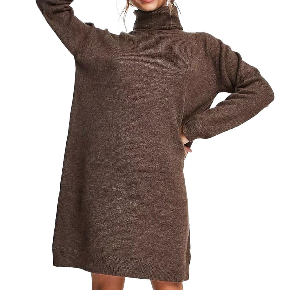 Only Robe Pull Marron Femme Only Jada