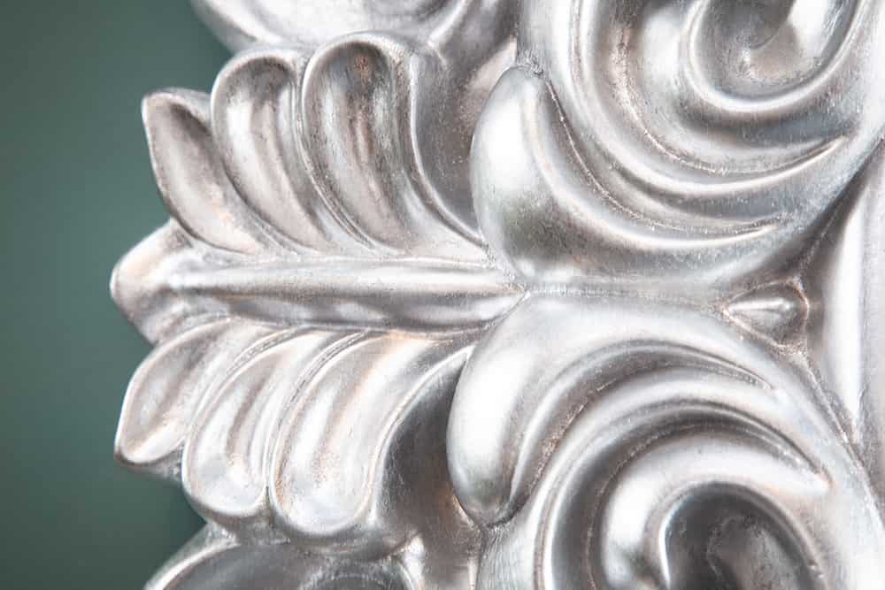 Eleganter Wandspiegel VENICE 180x90cm silber antik Barockstil