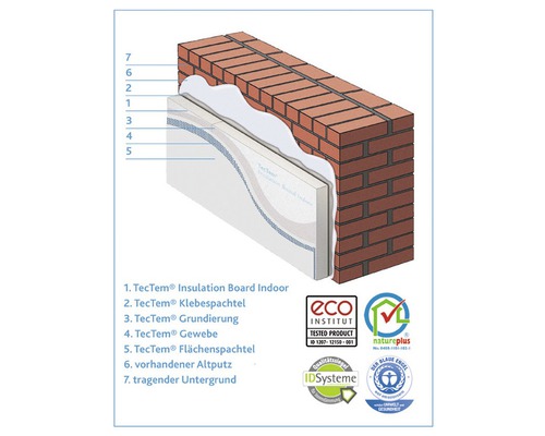 Knauf TecTem® isolatieplaat voor binnen 625 x 416 x 50 mm