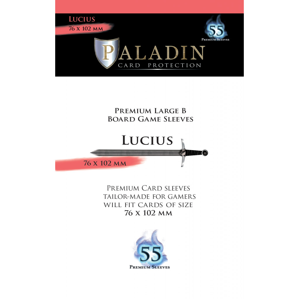 Pochettes Paladin - Lucius Large B - 76 x 102 mm - 55p