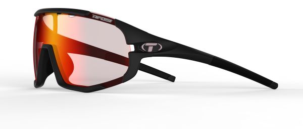 Tifosi Sledge Clarion Red Fototec Cykelbriller, Matte Black