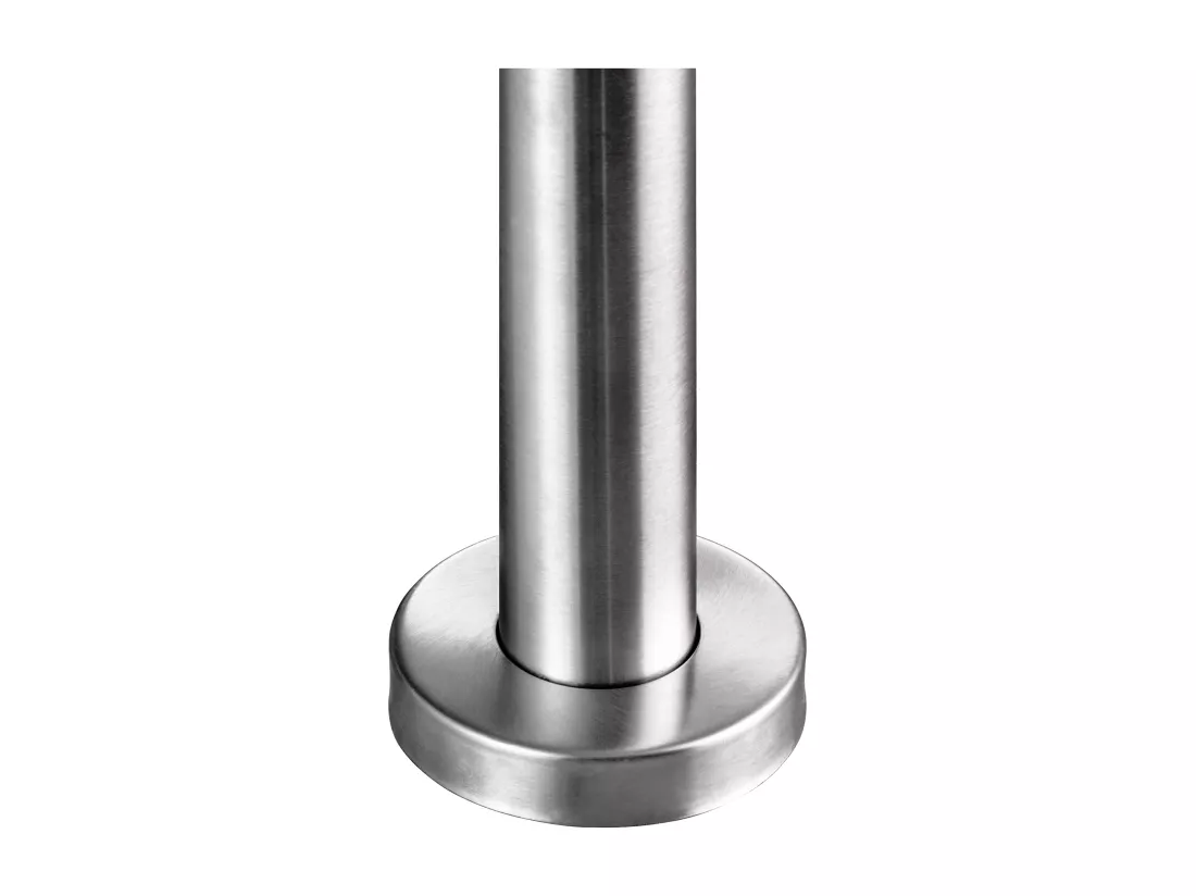 Garde-corps 200cm avec main courante, en acier inoxydable 201, pour intérieur et extérieur, garde-corps avec 5 traverses