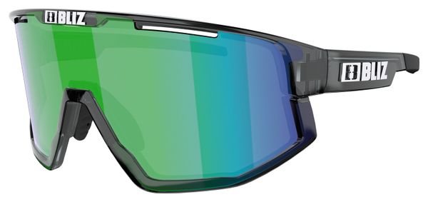 Lunettes Bliz Fusion Small Crystal Noir / Vert