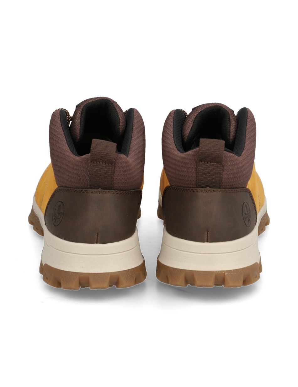 Lederkombination Sneaker Mid Cut