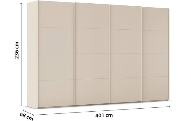Kledingkast Finca Mat Glas