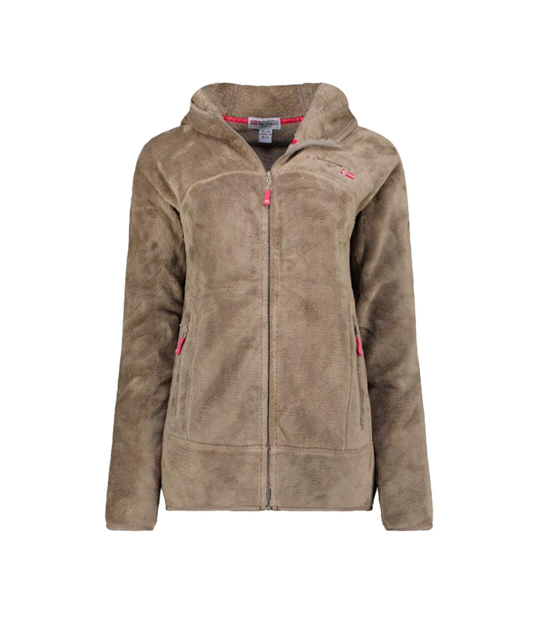 Gilet Polaire Marron Femme Geographical Norway Upalood