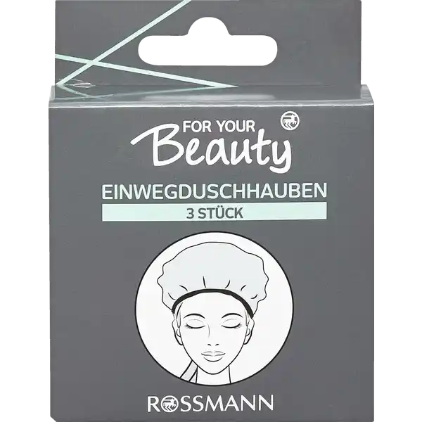 For your Beauty Einweg-Duschhauben 3-teilig