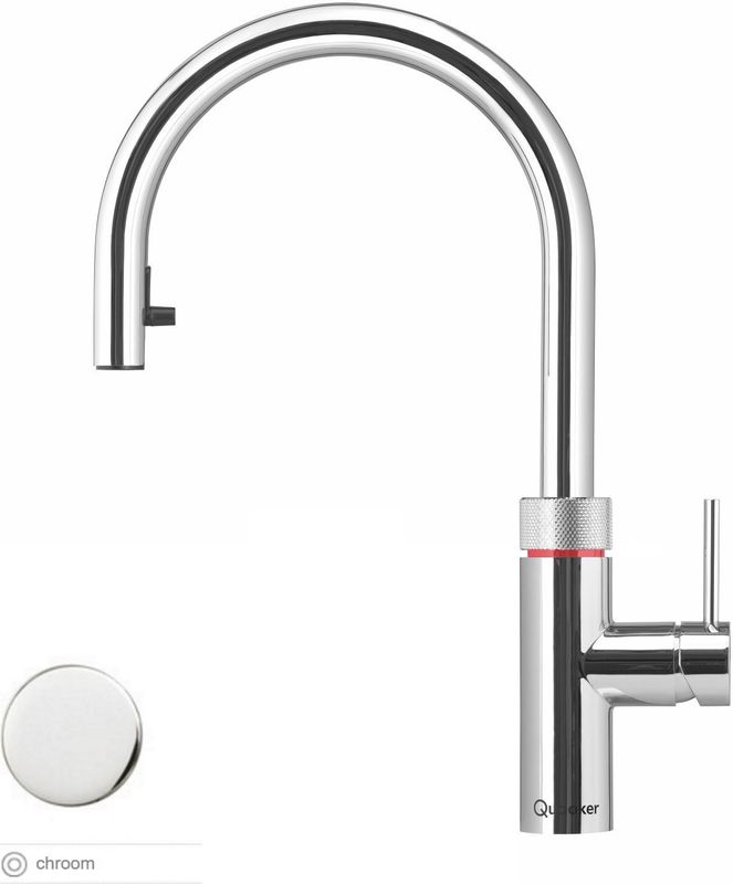 Quooker Flex - Boiler - Chroom - Flexibel Uittrekbare Tuit