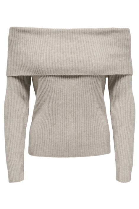 Only taupe dames trui