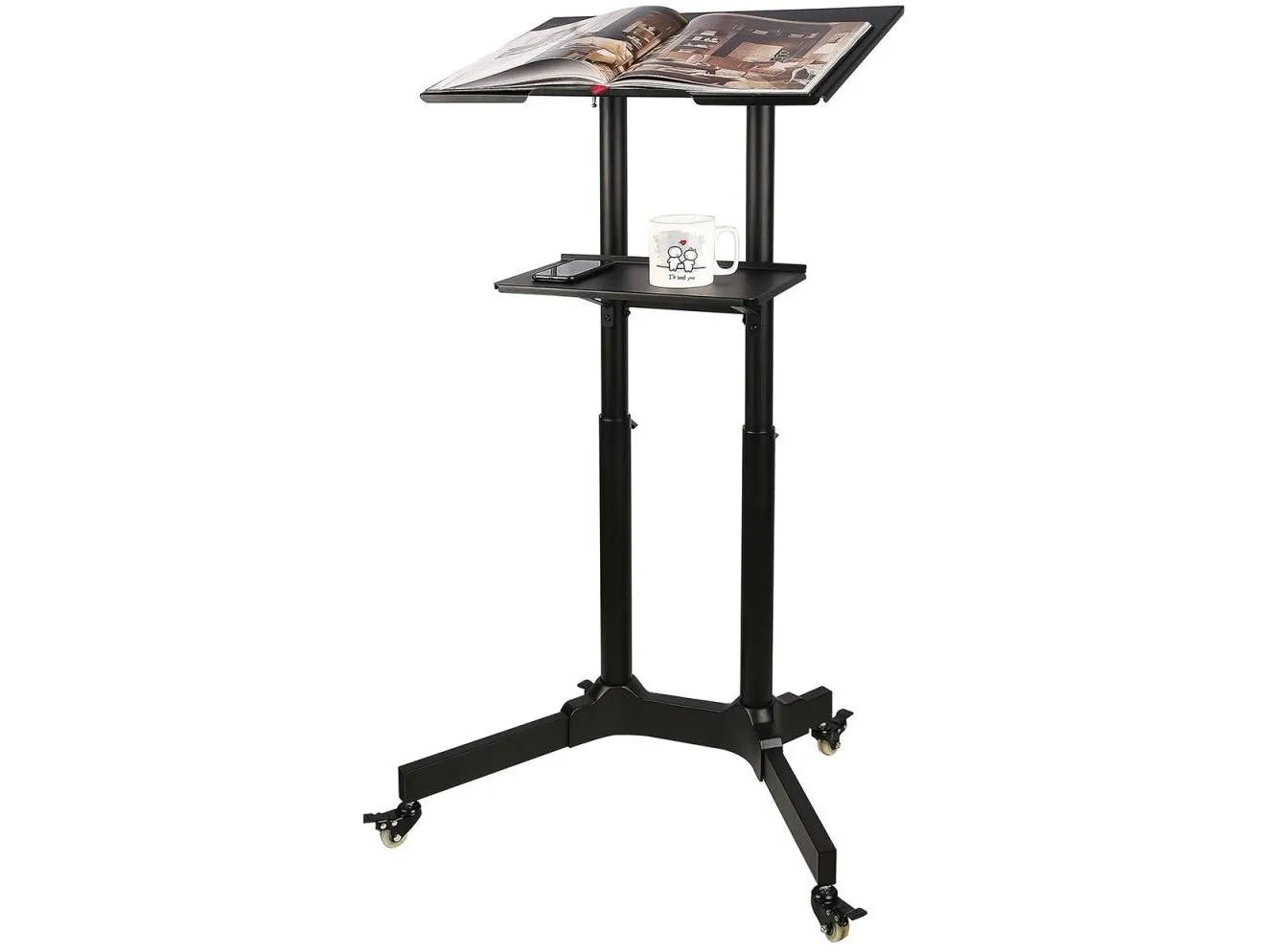 ART S-10B - Vogn med hjul - for projektor / notebook - metal, stål