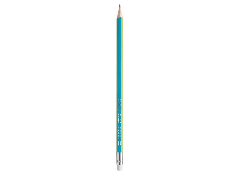 Herlitz Bleistift GREENline Blau-Grün, 4 Stück Bleistift HB