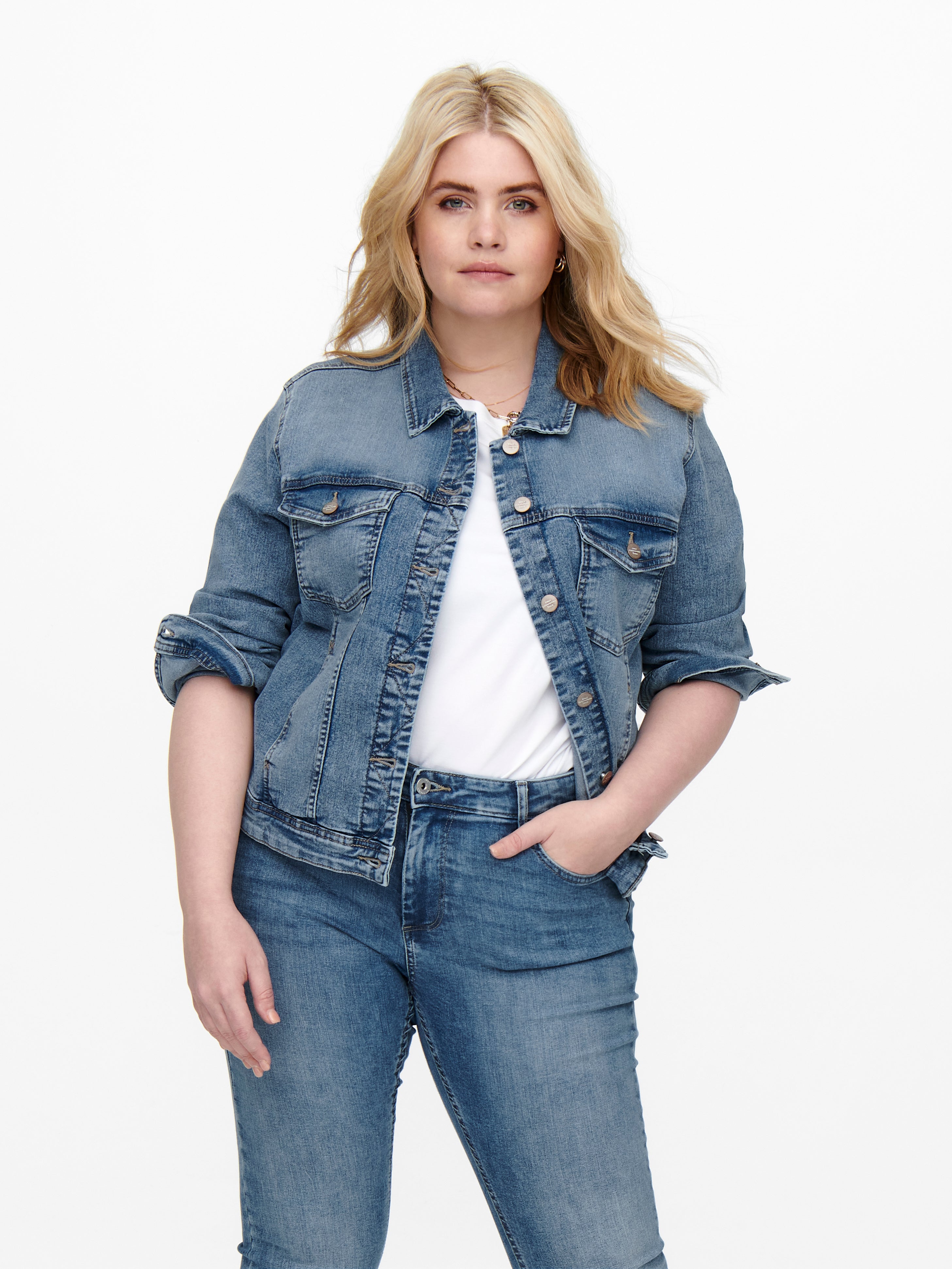 CARWESPA Jeansjacke Light Blue Denim