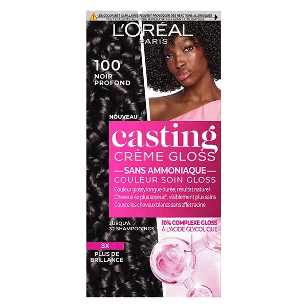 L'Oréal Paris Gloss Hair Color 100 Preto Profundo