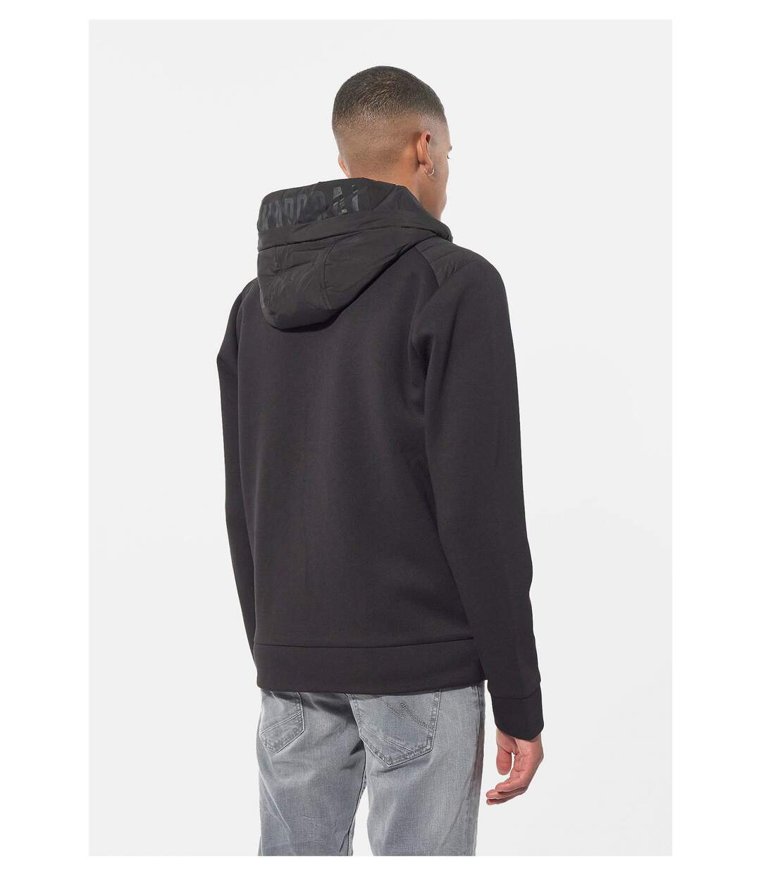 Blouson à capuche bimatière  -  Kaporal - Homme
