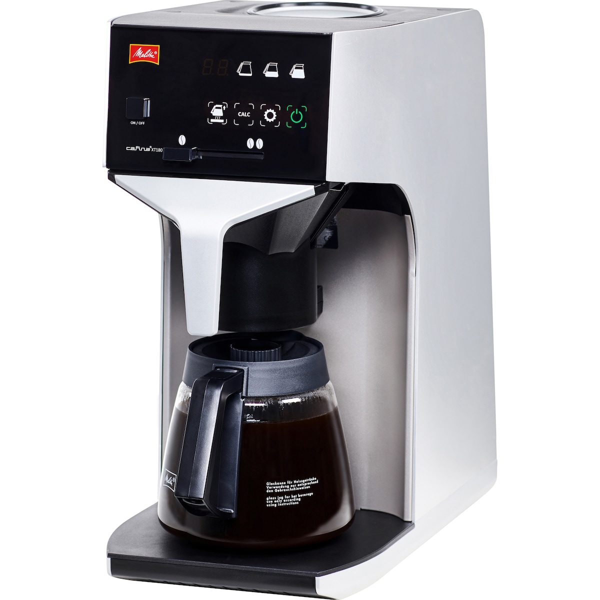 Melitta Cafina XT180 GMC kaffertrakter med glasskanne
