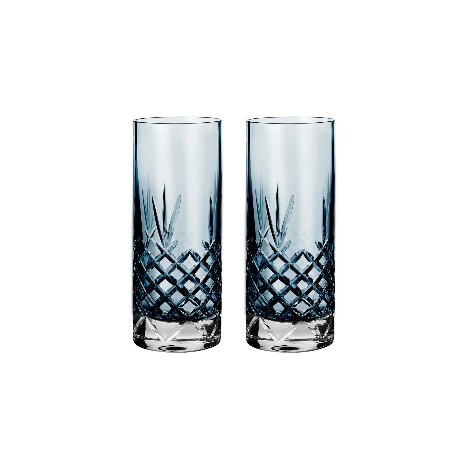 Frederik Bagger  Crispy Sapphire Highball vandglas, blå, 2 stk - 37 cl