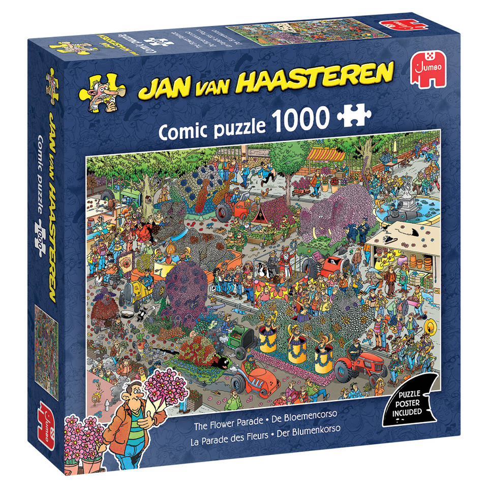 Jumbo Jan van Haasteren puzzel De bloemencorso - 1000 stukjes