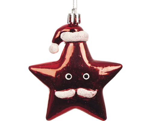 Kunstkerstboom, dennenboom Lafiora Colorado met ornament, H 75 cm, groen, inclusief rode boomversiering