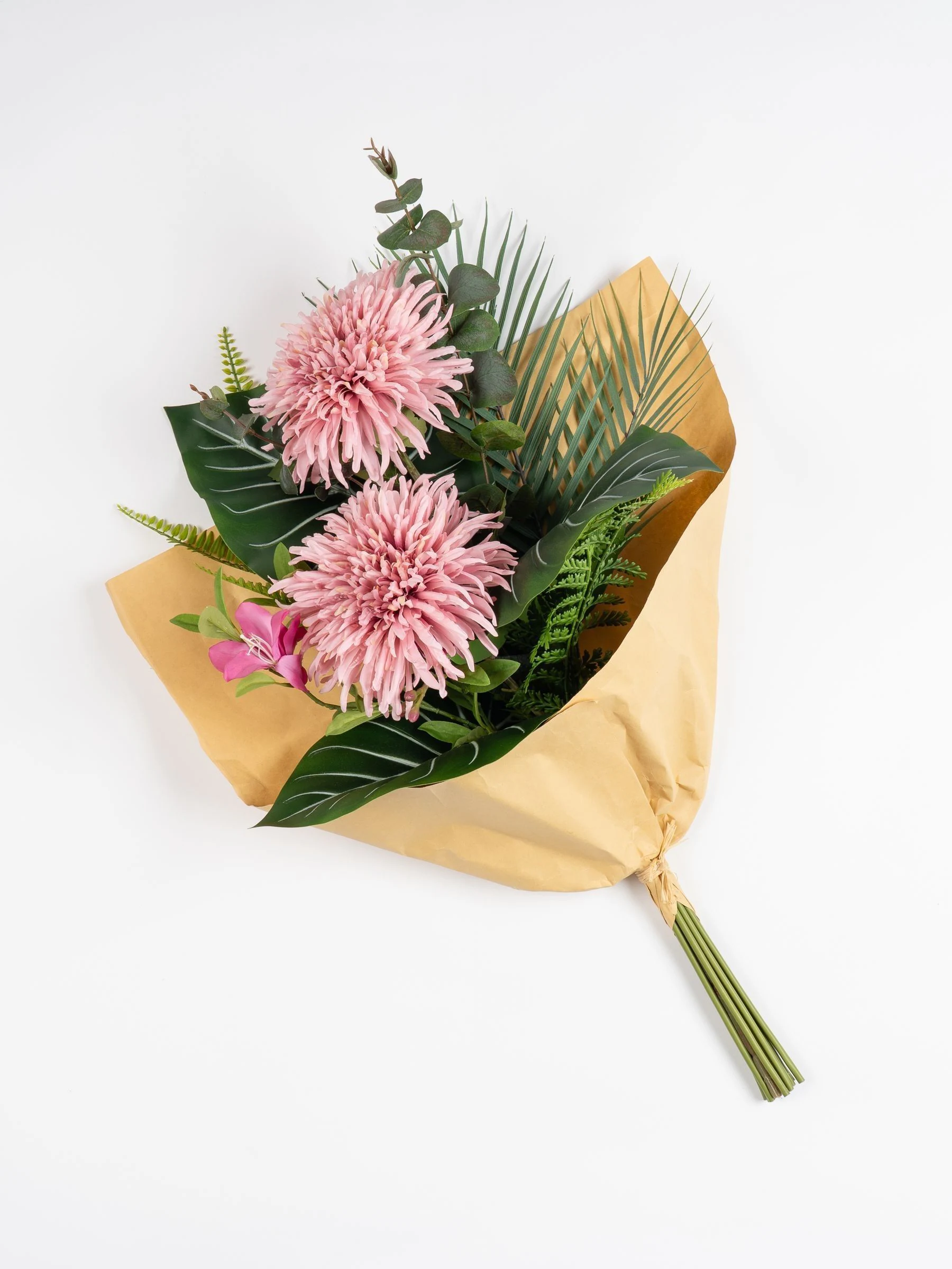Scottish Everlastings Ltd Artificial Pink Chrysanthemum Bouquet