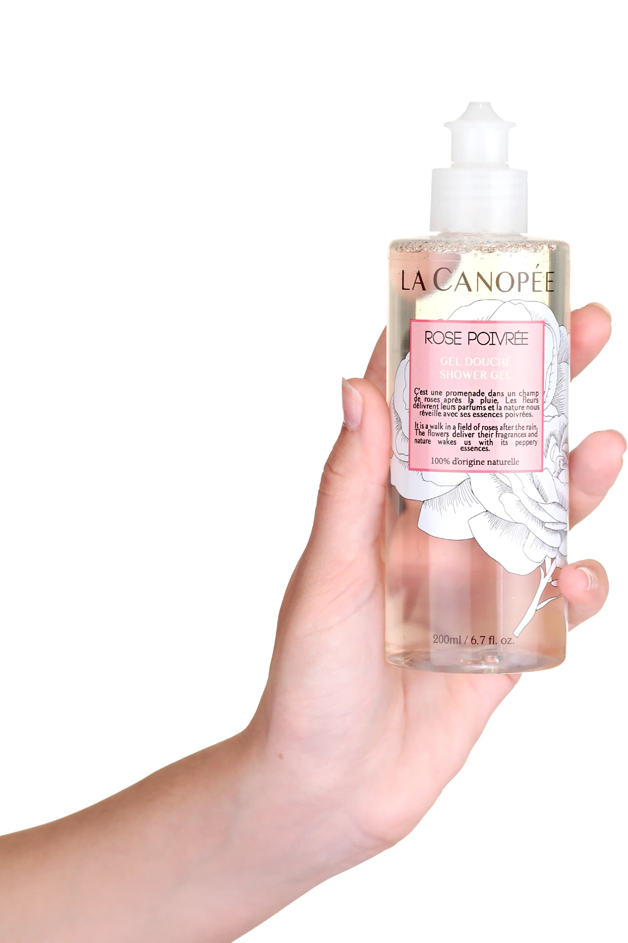 La Canopée Gel douche Rose Poivrée-200 ml