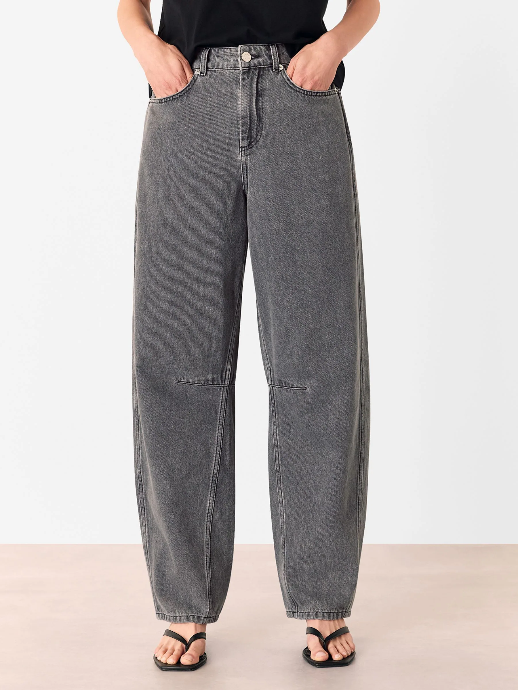 Whistles Horseshoe Barrel Leg Jeans