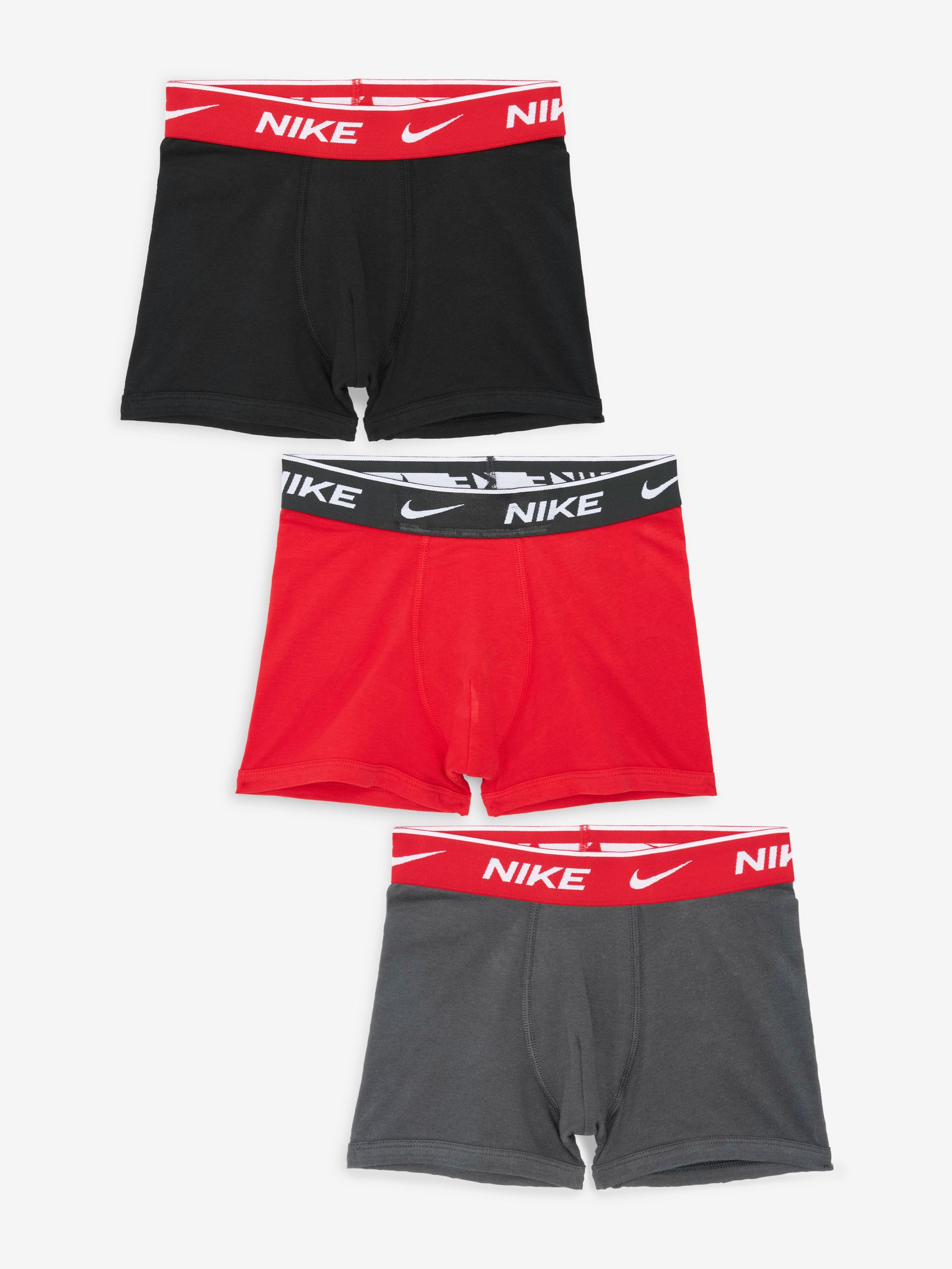 Zwart/rood - Nike - 3 Boxershorts voor jongens