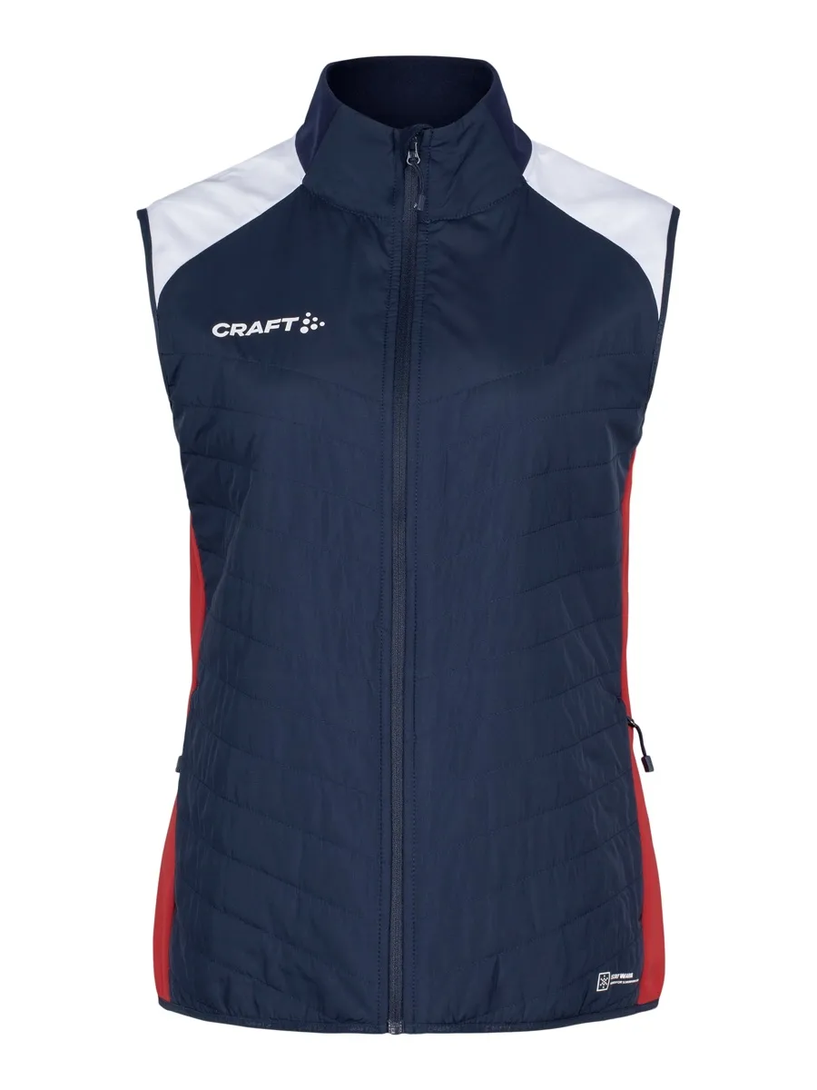 Craft NOR Adv Craft Nordic Ski Club Vest W Blaze-White