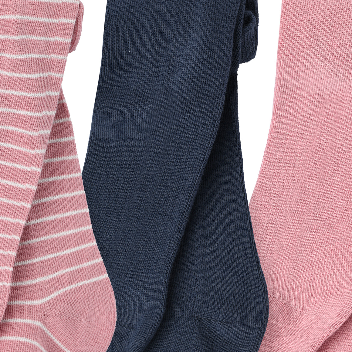 Famy 3 Baby Strumpfhosen im Set rosa / dunkelblau