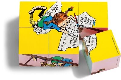 Pippi Langstrømpe Klosspuslespill 6 Klosser