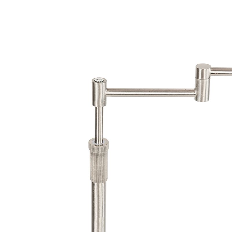 Design vloerlamp staal incl. LED met touch dimmer - Notia