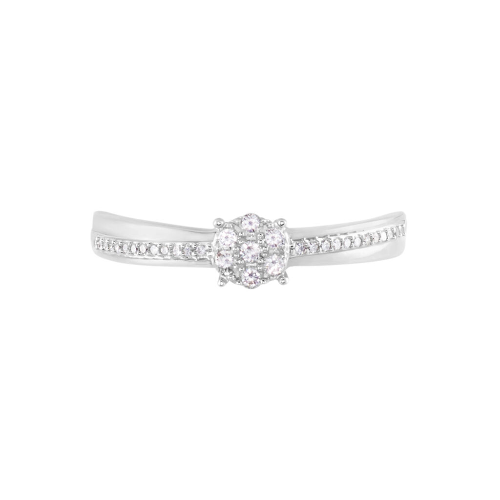 Bague Or Blanc Rosalane Diamants
