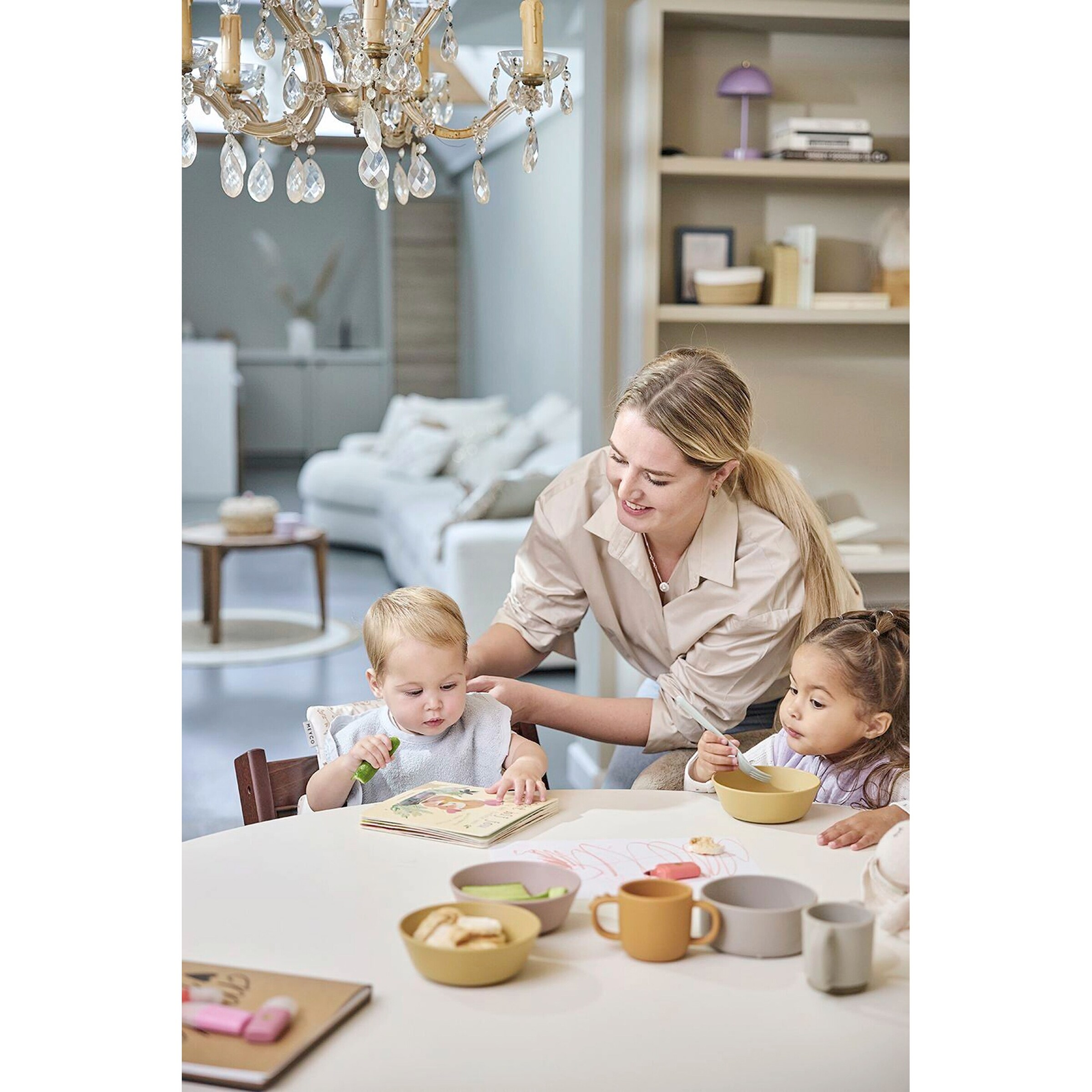 Meyco Baby 2er-Pack Lätzchen grau