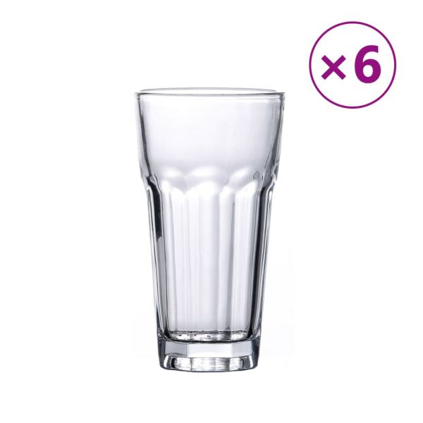 vidaXL Copos para Cerveja 6 Peças 310 ml - 1496635933