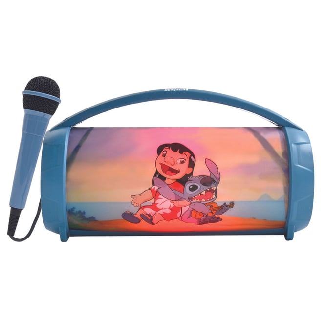 Disney Stitch - Kabelloser leuchtender Lautsprecher mit Mikrofon