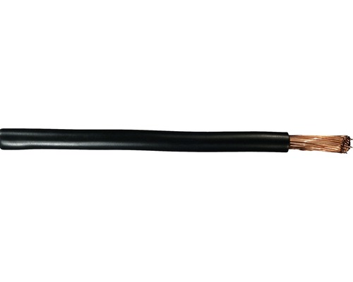 H07 VK 1x6 mm² zwarte enkeladerige kabel, verkocht per meter