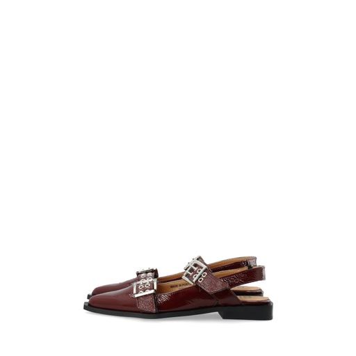 Bianco BIAVictoria Slingback Ballerinasko, Burgundy Nappalak, 39
