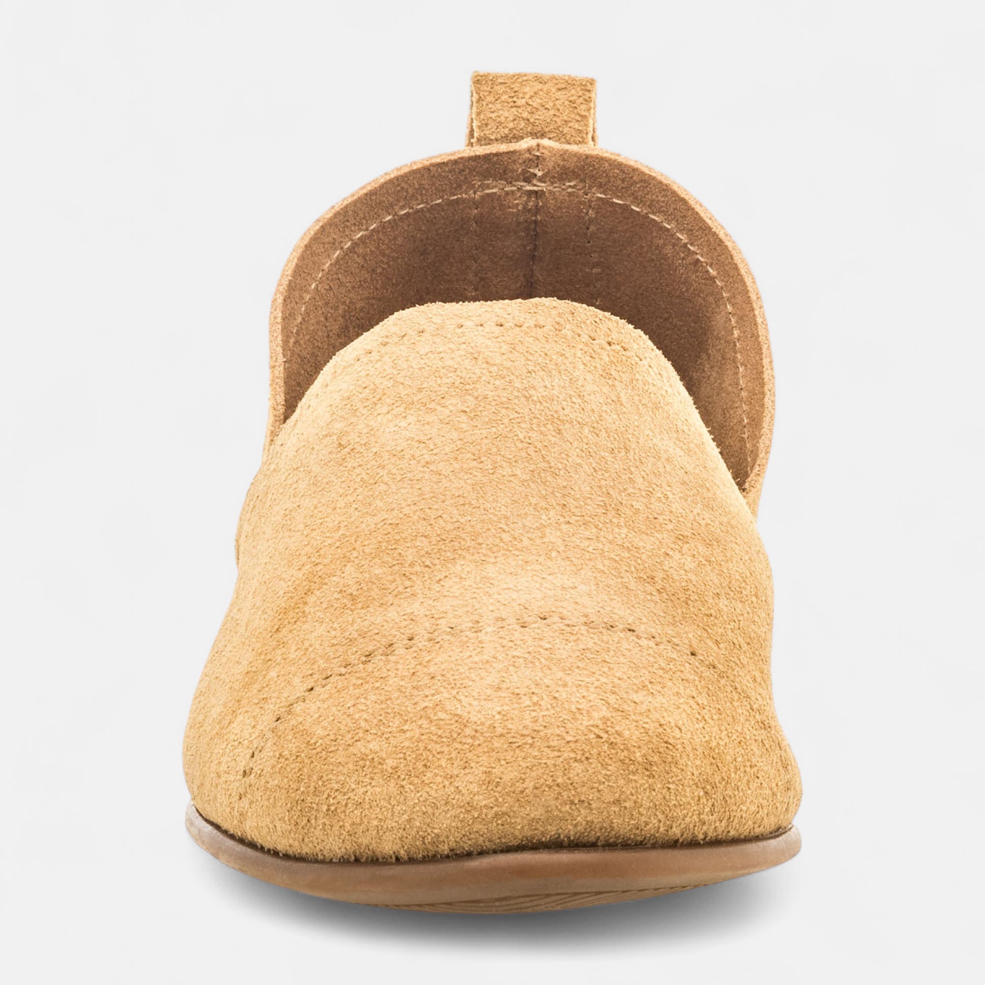 Mocassins Femme en cuir beige