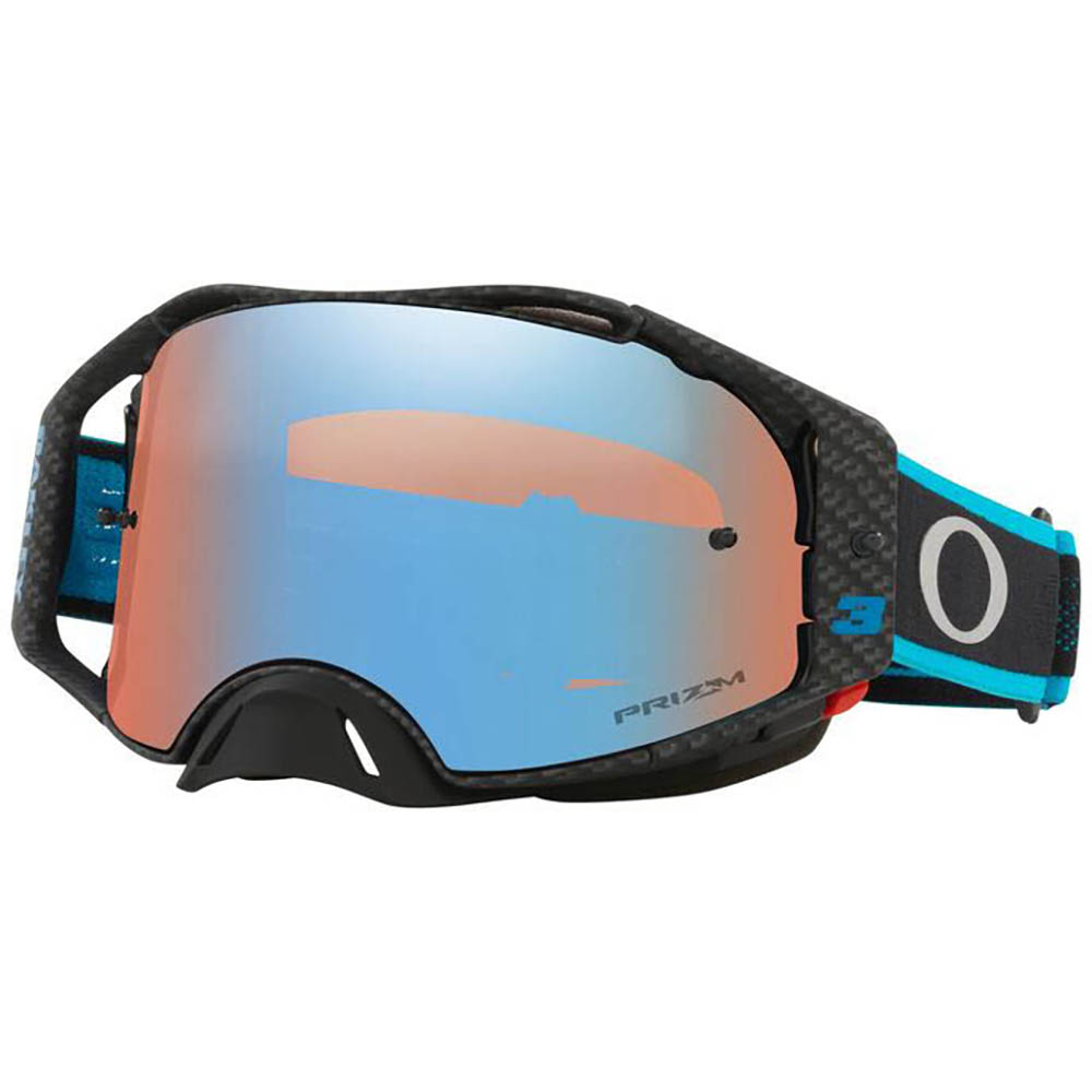 Oakley - Masque Airbrake MX Eli Tomac Signature - Ecran Prizm iridium Noir / Bleu