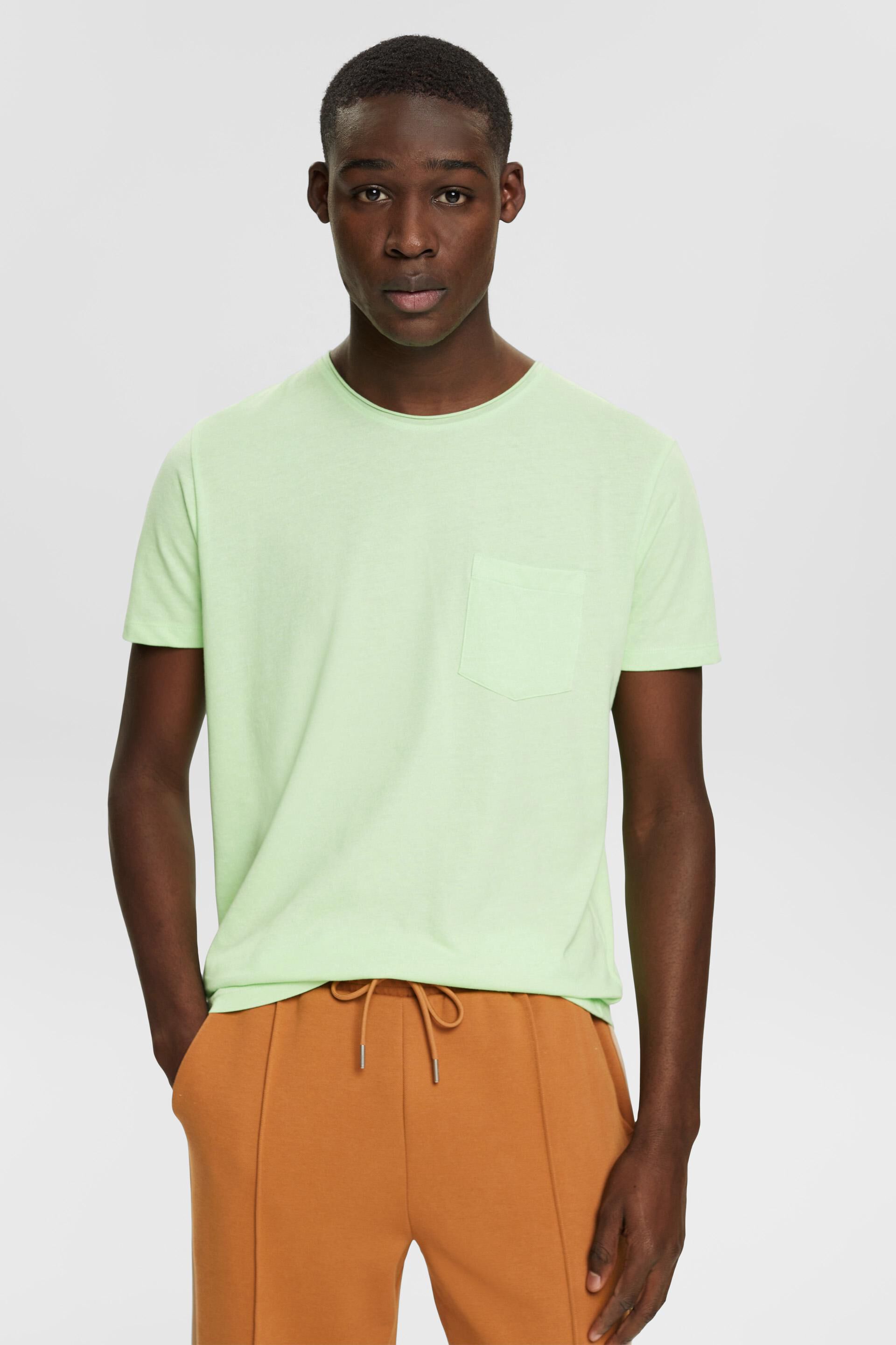 En matière recyclée le t-shirt en jersey chiné