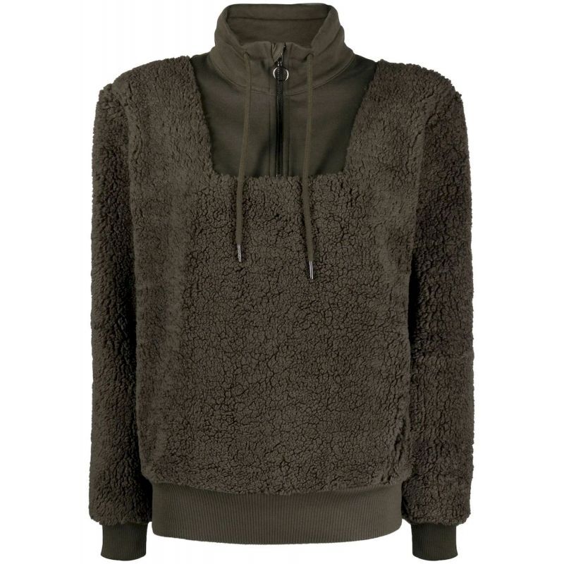 Sherpa Half Zip Sweatshirt - Sweatshirt femme