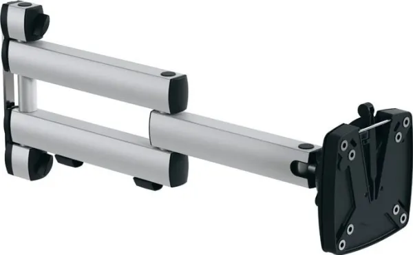 Novus 1.1 TSS Folding arm 3 Monitor Arm, 15 kg, 75 x 75 mm, 100 x 100 mm, -35 - 35°, Anthracit, Sølv
